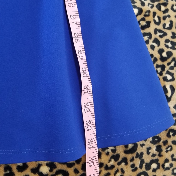 LuLu's Dress Fit & Flare Royal Blue Medium - Picture 11 of 14